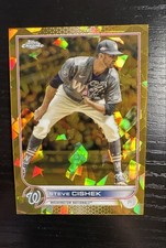 2022 Topps Chrome Update Series Sapphire Edition Steve Cishek #US296 Gold 01/50
