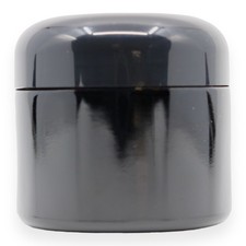 Black Leaf Weithalsdose aus Violettglas 100ml - Glastigel mit Kunststoffdeckel