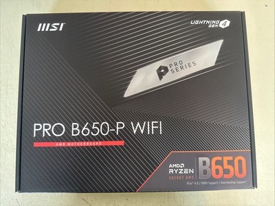 MSI AMD PRO B650-P WIFI Motherboard - AMD B650 Chipset - 128 GB DDR5 Max Memory