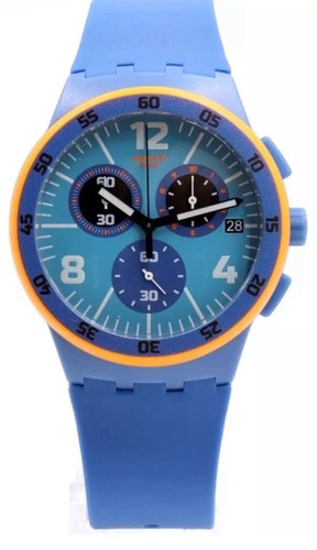 Limited Edition SWATCH Uhr CAPANNO Chronograph SUSN413 NEU Old Stock 130€ - Bild 2 von 6