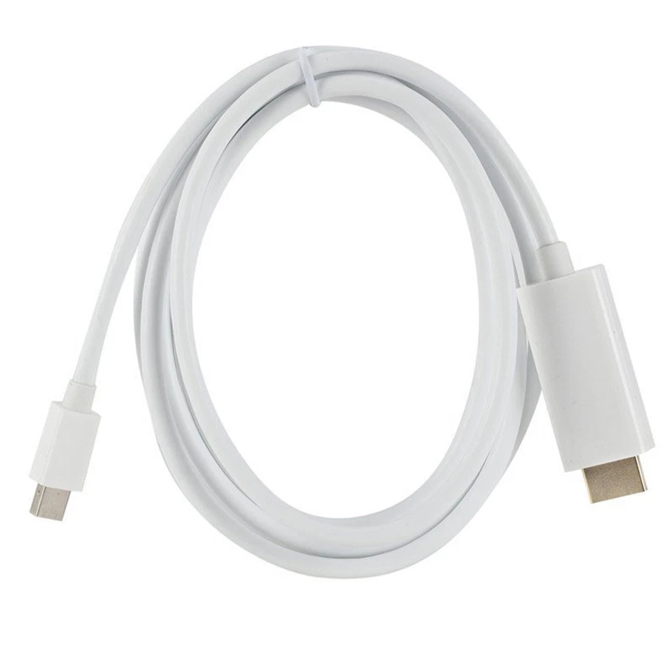 For Mac Macbook 6ft Thunderbolt HD DisplayPort DP to HDMI Adapter Cable - Image 2 of 4