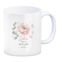 Kaffeebecher SchöN - Kaffeetasse Mit Floralem Motiv Tasse Mit Spruch: SchöN