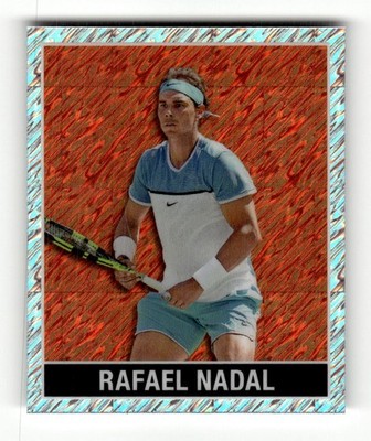 2025 Leaf National Redemption Shimmer Orange Rafael Nadal #/4 #48B-134