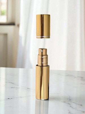 The HALO 5ml Tragbarer Magnetischer Parfümzerstäuber in Electric Gold
