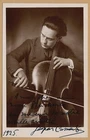 Gaspar Cassado (1897-1966) - Spanish cellist - Rare signed photo - 1925 - COA