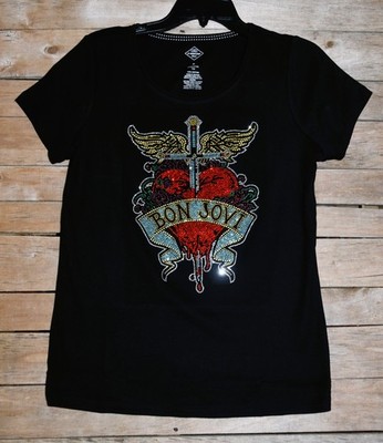 Bon Jovi rhinestone bling shirt or tank XS S M L XL XXL 1X 2X 3X