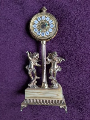 Vintage Estyma Renaissance Stil Kaminuhr - West Germany - ungeprüft