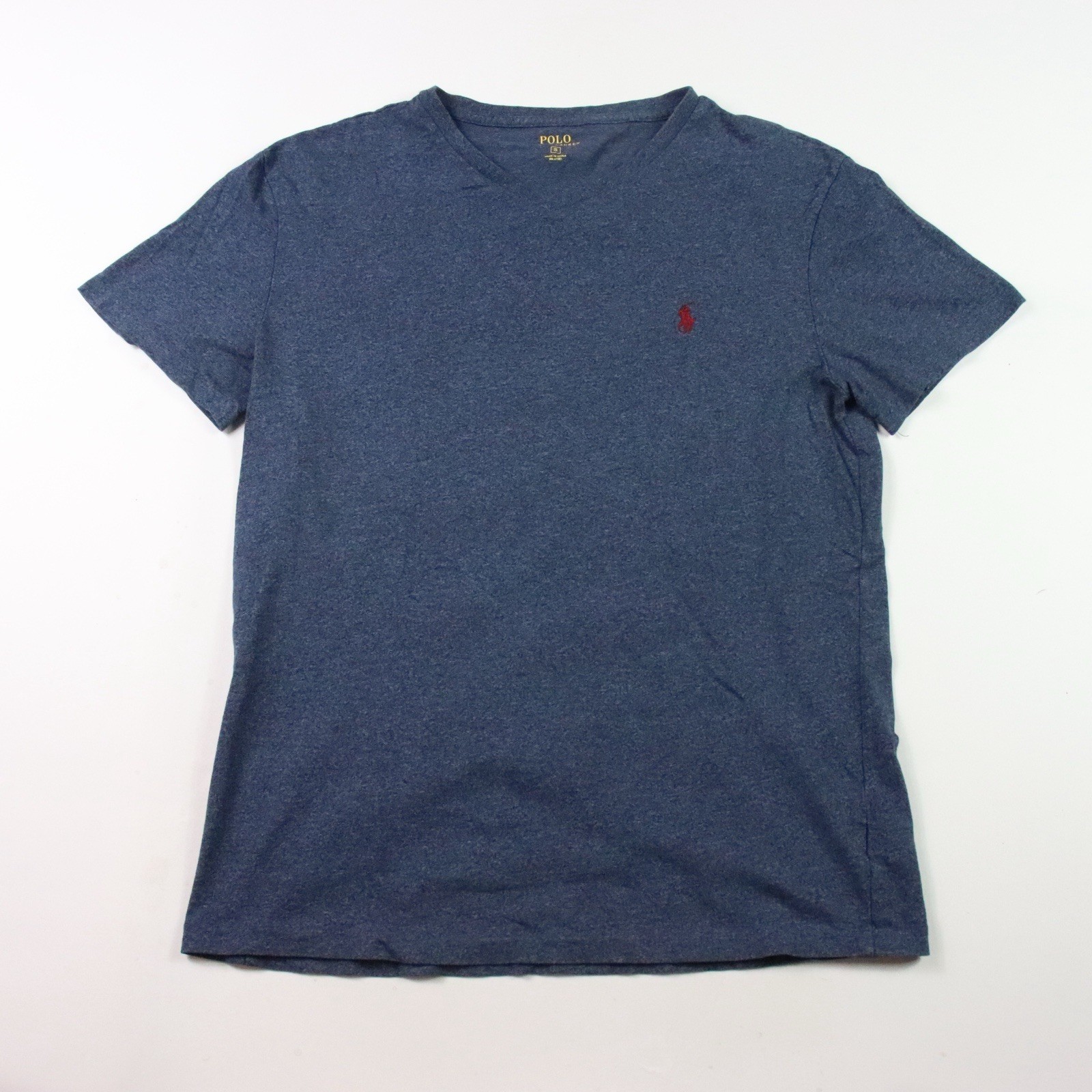 Polo Ralph Lauren t shirt uomo piccola erica blu S pony casual manica corta
