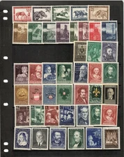 AUSTRIA SELECTION OF EARLIER SETS MNH