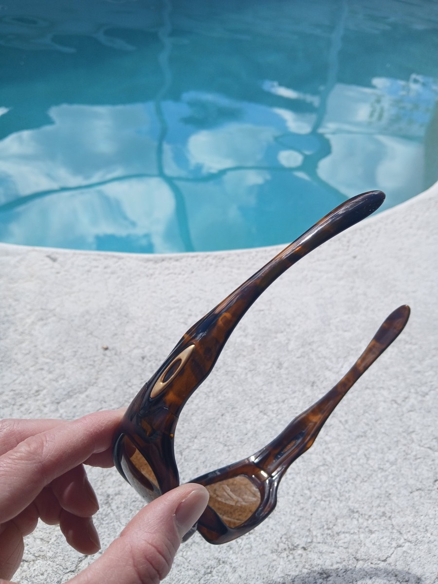 ✨Rare 1ST Gen Oakley Monster Dog Sunglasses Tortoise Frame Bronze