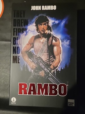 ThreeZero First Blood John Rambo Sylvester Stallone 1/6 Scale Action Figure-NEW