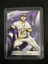 2025 Topps Chrome Black Grant McCray RC 40/75 Purple Mini Diamond #48