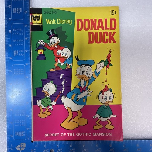 Vtg Walt Disney Donald Duck #144 1972 Secret of the Gothic Mansion GnuReads - Picture 3 of 22