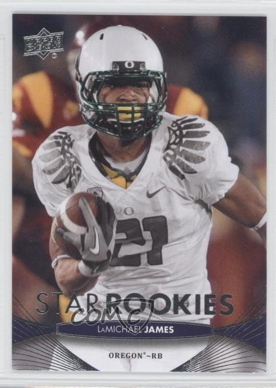 2012 Upper Deck Star Rookies LaMichael James #107 Rookie RC 4k8