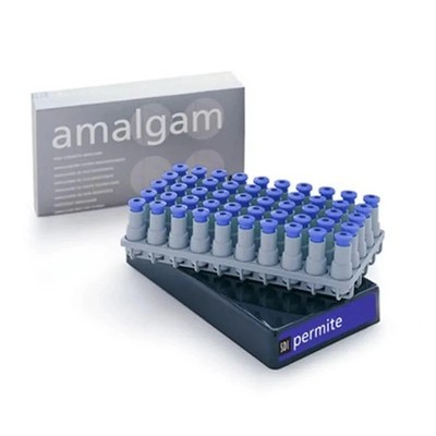 Dental SDI PERMITE ECT High Compressive Non Gamma 2 Amalgam 50 Capsule SPILL 2