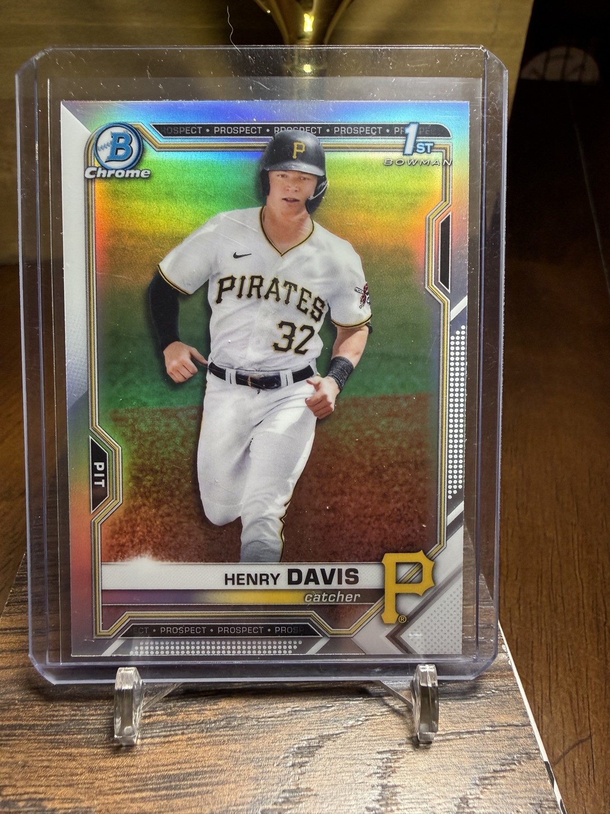 2021 Bowman Draft - Chrome Henry Davis #BDC-48 Refractor (RC)