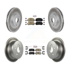 Transit Auto KGA-102858 Brake Disc and Pad Kit Front & Rear for Highlander 04-07