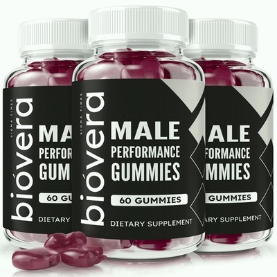 Biovera Gummies For Men, Energy & Stamina Support for Healthy Physique - 3 Pack