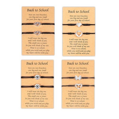 First Day of School Bracelet Back to School Bracelet Mommy and Me Matching  - 04