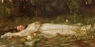 Friedrich Heyser: Ophelia - Gicléedruck Leinwand auf Keilrahmen - Taylor Swift