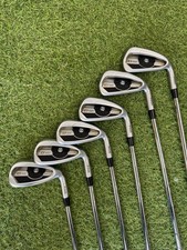 Ping G400 Irons 5-pw / Silver Dot / +1 Inch Longer / AWT 2.0 Stiff Flex Shafts