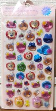 Tamagotchi 3D Seal Sticker Kawaii Anime Game Character Mobile Kids Gift JAPAN