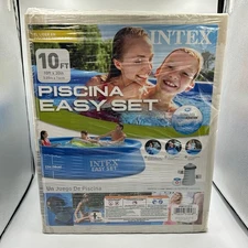 Intex Easy Set Pool 10ft x 30in Swimming Pool w Filter Pump New Sealed 28120EH