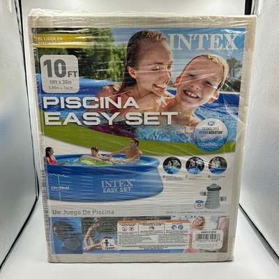 Intex Easy Set Pool 10ft x 30in Swimming Pool w Filter Pump New Sealed 28120EH