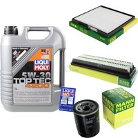 Mann Inspektionspaket 5L Liqui Moly Top Tec 5W-30 FüR Hyundai I10 1.0 1.2 I10
