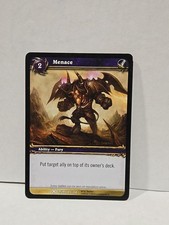 Menace World Of Warcraft TCG Drums Of War Regular Common