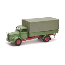 Schuco 1:18 Mercedes-Benz MB L3500 Retro Classic Canvas Truck Full Truck Model