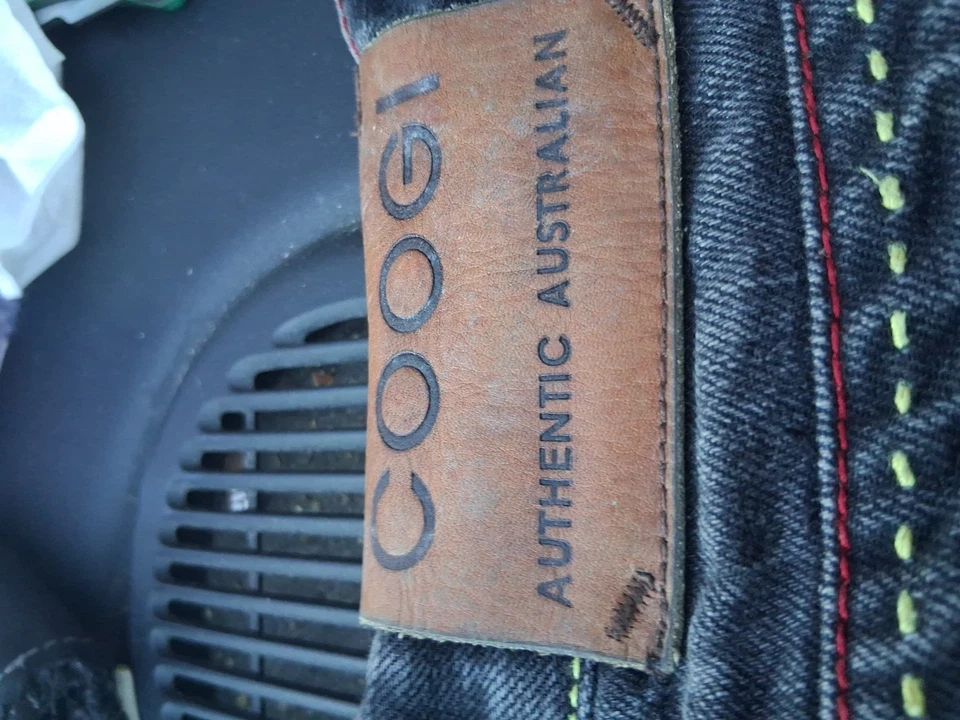 Crazy embroidered baggy coogi black jeans w-38 L-34!! Perfect condition!! - Image 3 of 4