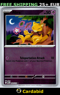 Abra - MEG #054/132 ME01: Mega Evolution Reverse Holo Orca NM