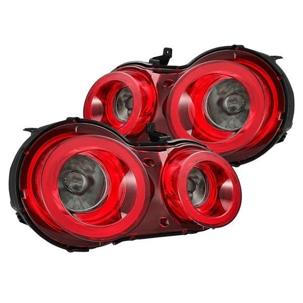 AlphaRex Red Smoke NOVA Prismatic LED Tail Lights For 2009-2025