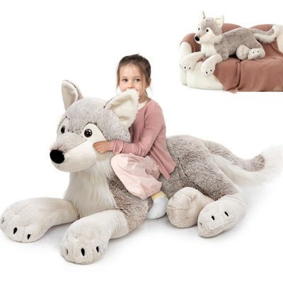 Maogolan Large Wolf Stuffed Animal For Boy Giant Wolf Plush Toy For Girl Stuffy