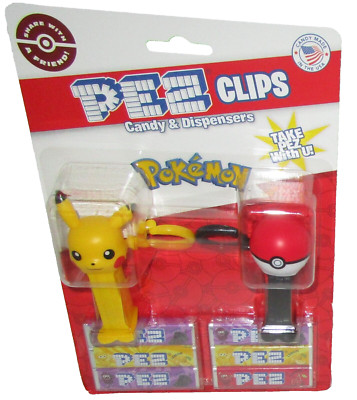 Pokémon PEZ Clips (Mini Pikachu & Mini Poké Ball) Released 2024