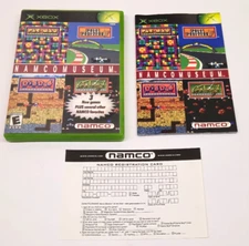 Namcomuseum - Xbox Case, Cover art, Postcard & Instruction Manual.  No Game Disc