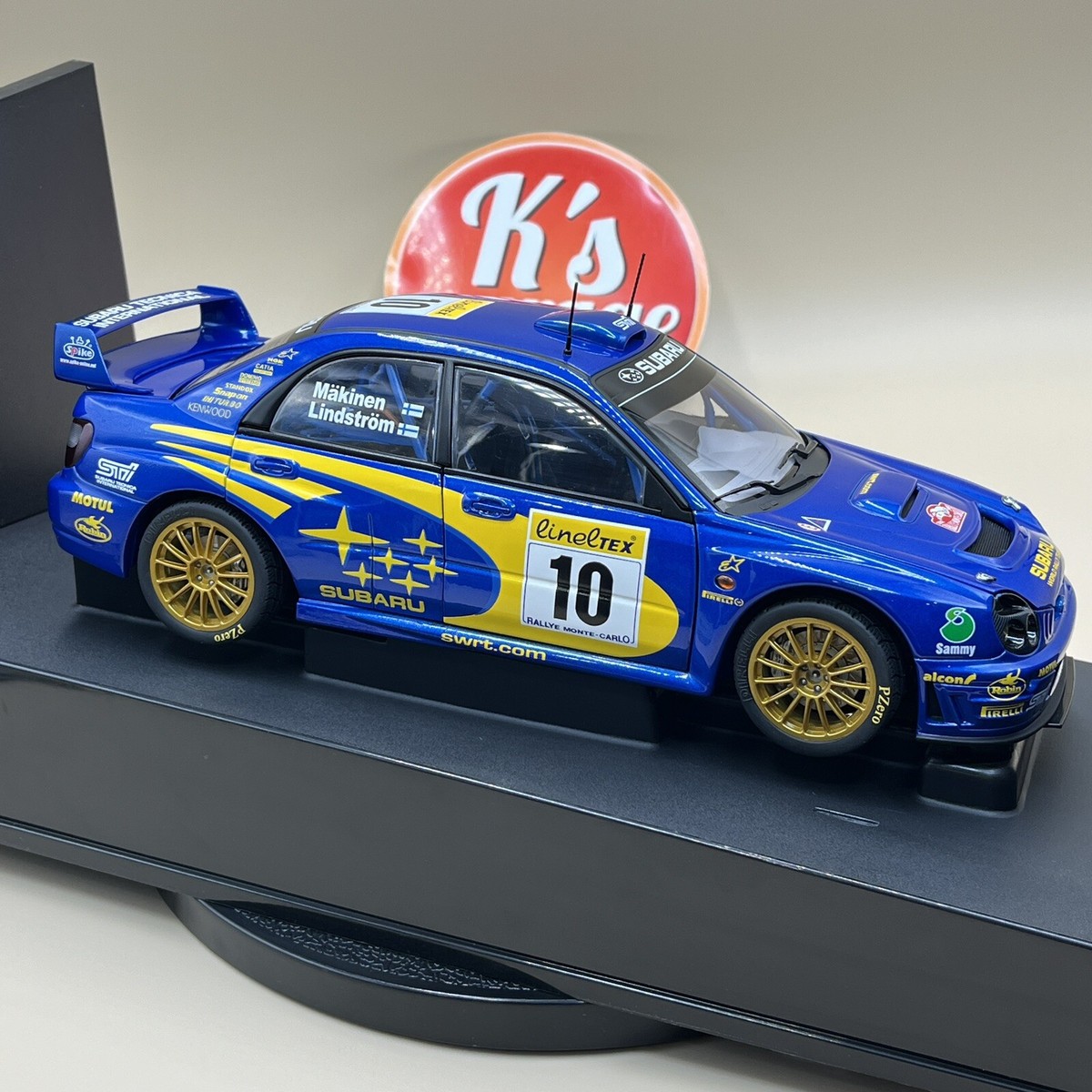 AUTOart 1/18 Subaru Impreza WRC 2002 Monte Carlo #10 Makinen
