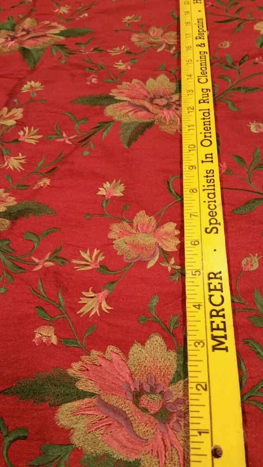 Sewing Floral Viscose Cotton Rayon  Poly High Quality  Home Dec Fabric  - Image 3 of 4