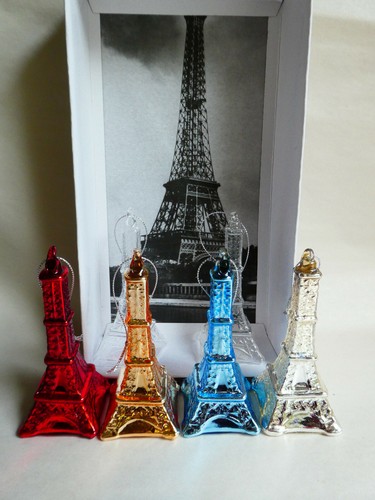 Eiffelturm handgeblasene Glasornamente - Paris Bling zu Weihnachten - Bild 25 von 56
