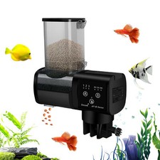 Auto Food Timer Automatic Fish Feeder Aquarium Tank Feeding Dispenser