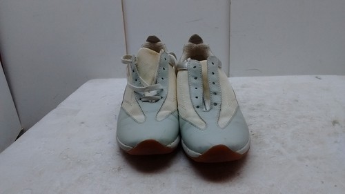 Stivaletti stringati Geox Respira in pelle bianca marrone chiaro misura 6M 37 - Foto 6 di 6