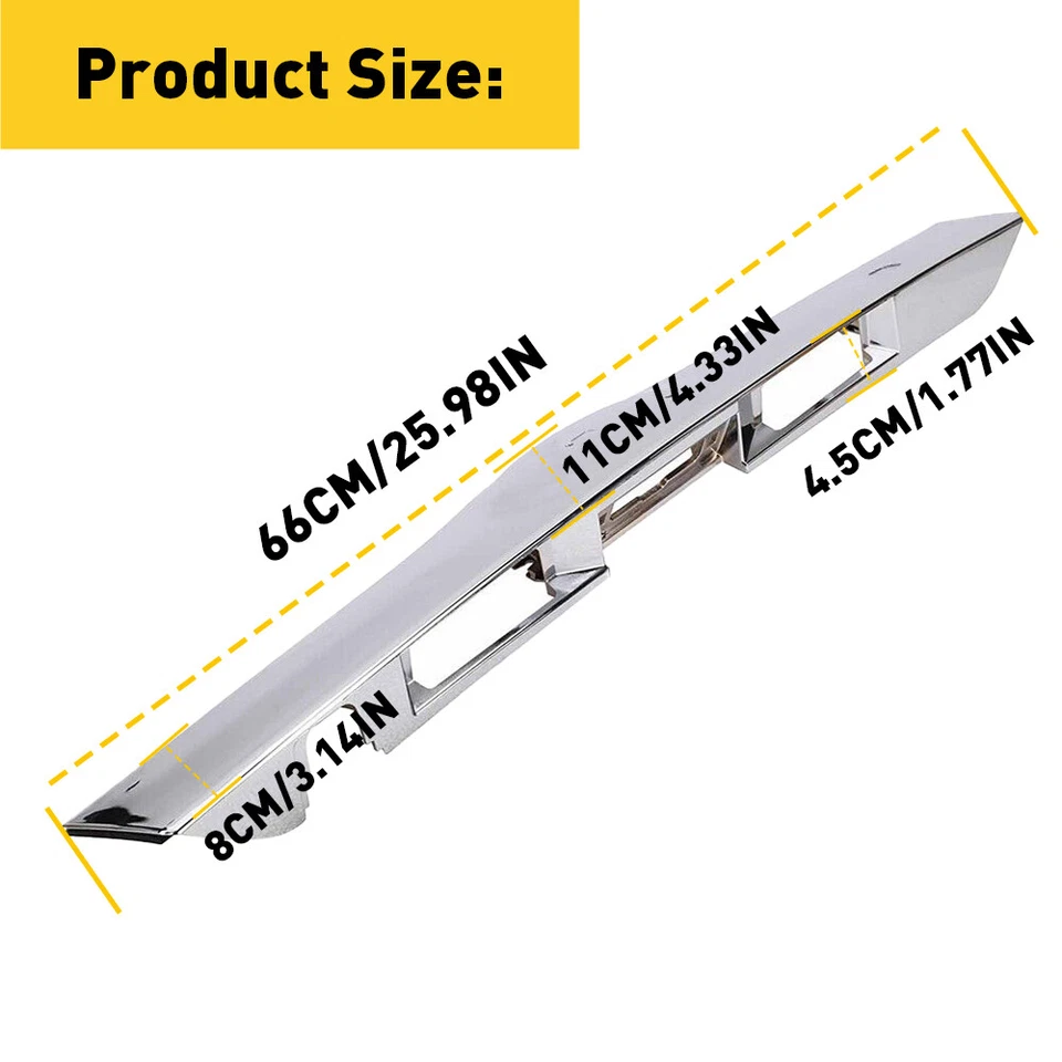 Fit Toyota Prius 2004-2008 2009 Rear Tailgate Liftgate Garnish Handle Trim - Image 4 of 4