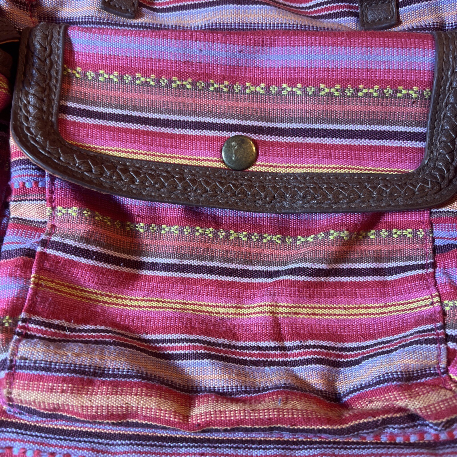 Olsenboye Backpack knapsack Multicolor Tapestry S… - image 4