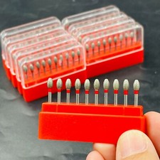 Dental FG 1.6mm Diamond Burs Football 368-023F Fine Red for High speed handpiece