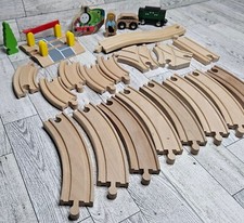 Thomas  Friends Wooden Wood Railway Train Track Lot Curved