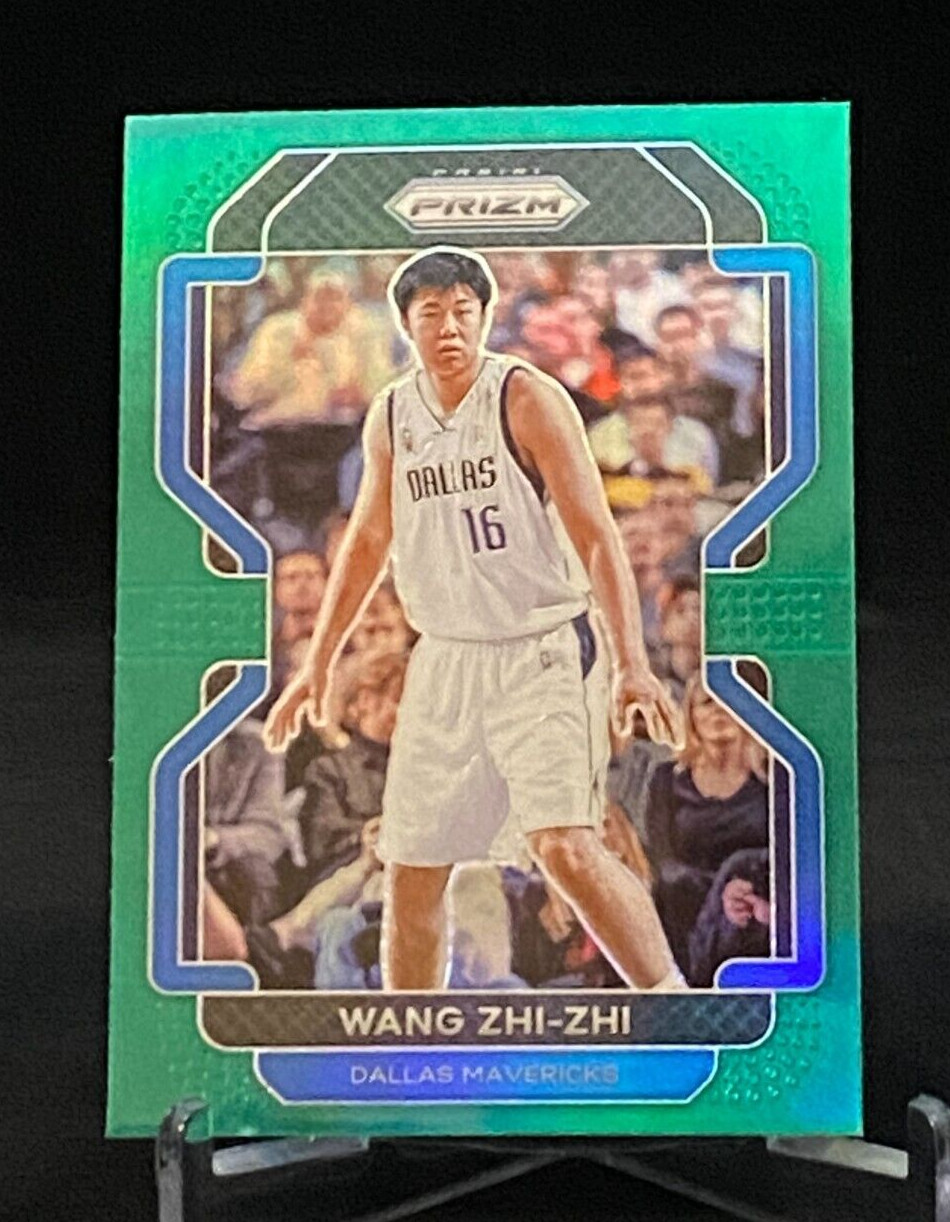 2021-22 Panini Prizm Prizms Green #273 Wang Zhi-Zhi Dallas Mavericks