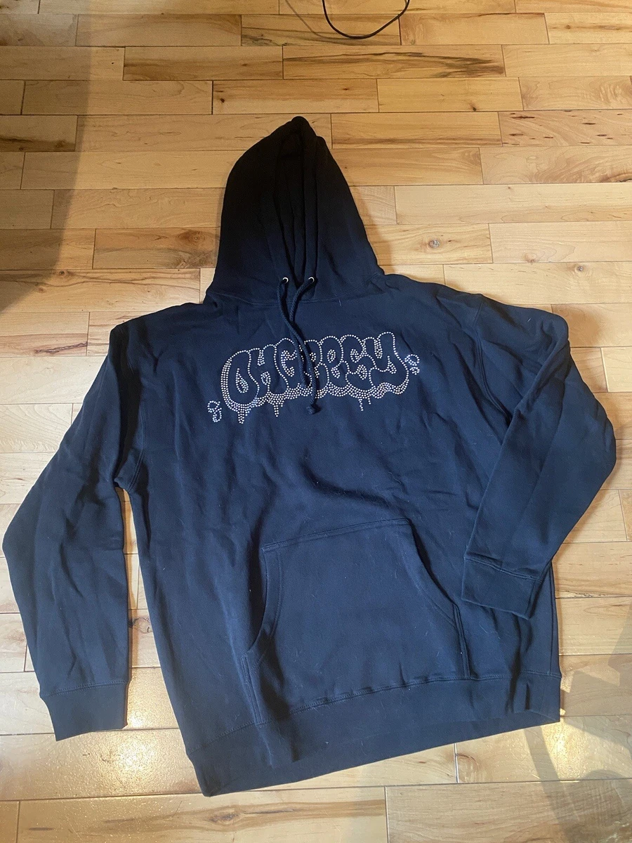 Shoreline Mafia Ohgeezy Crystal Black Hoodie XL Swarovski Foulplay