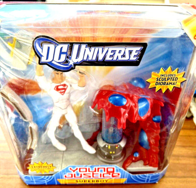 Young Justice Superboy Dc Universe Mattel 2011 Actionfigur Superman Diorama