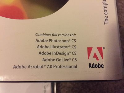 Adobe Creative Suite Premium Upgrade for Mac CS1 FULL
